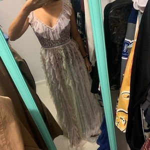 Brand New Needle and Thread Rainbow Maxi Dress